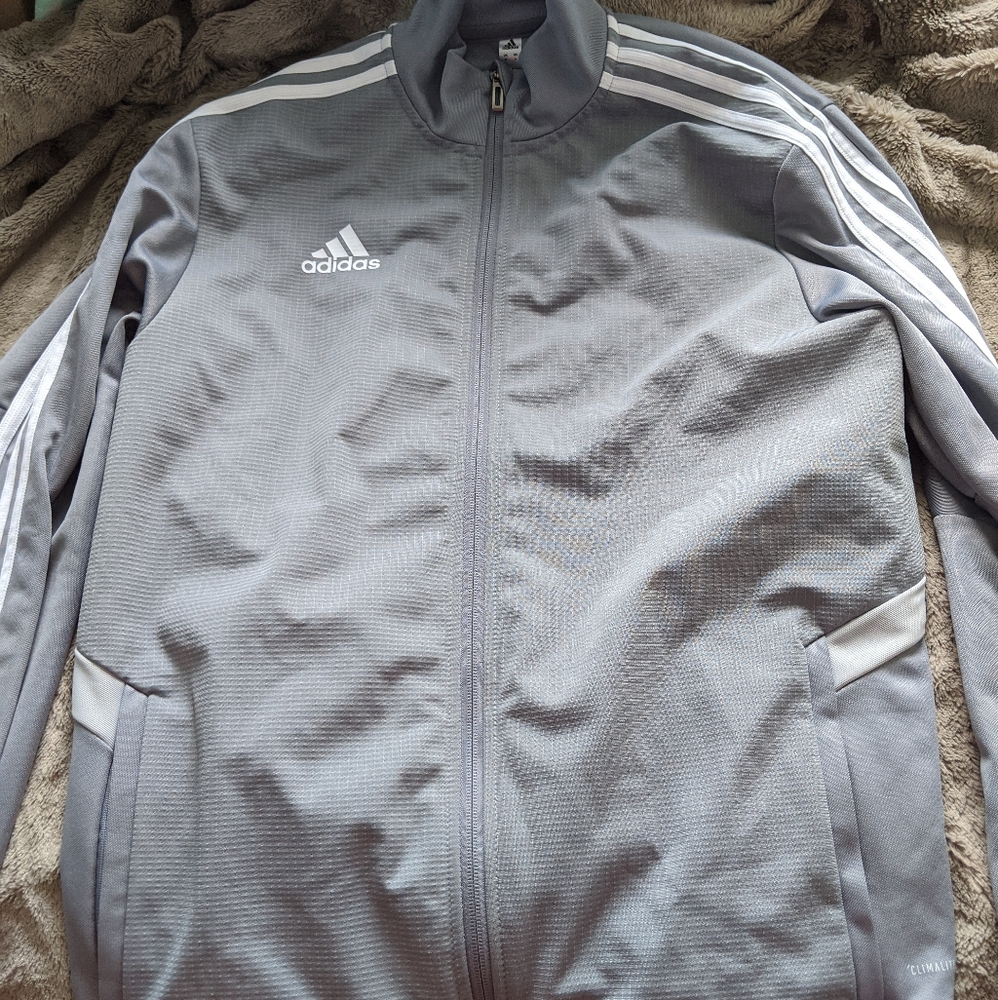 Adidas Light Weight Grey Jacket | Medium Male